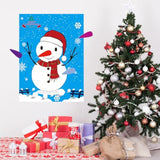 Pin the Nose on Snowman Christmas Party Game Poster for Kids