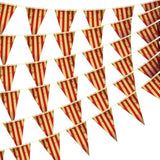 6 Pack Halloween Bloody Pennant Banner Creepy Circus Triangle Flag Decorations