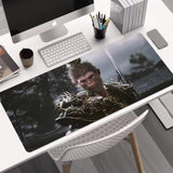 Black Myth Game Mouse Pad - Large Non-Slip Gaming Mousepad With Stitched Edges, Desk Mat For Laptop, Computer & Pc - Wrist Pad For Gamer, Office & Home - 12X32In-A4