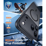 Transparent Black MagSafe Case for iPhone 17 Pro Max