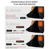 Heated Vest Battery Pack 7.4V 16000Mah, Battery Pack For Heated Vest, Lcd Display Power Bank For Heated Vest With Usb Dc Port