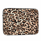 Laptop Sleeve Bag 15.4 15.6 Inch,Leopard Jaguar African Animal Print Brown Protective Polyester Computer Cases Laptop Cover Briefcase Bag Tablet Travel Cover
