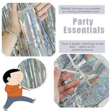 3Pack Silver Foil Fringe Backdrop Curtains, Tinsel Streamers for Parties & Events
