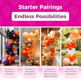 100 Pack 12Inch Orange Latex Balloons Birthday Bridal Shower Party Decor