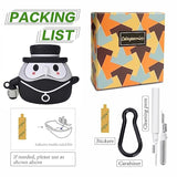 Compatible With Airpods Pro 2Nd/1St Generation Cute Case Cover With Keychain, Luminous Medieval Plague Doctor Anime Design Compatible With Airpods Pro(2019/2022) Tpu Silicone Case