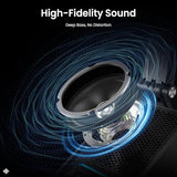 Cell Phone Stand With Instant Wireless Induction Bluetooth Speaker, No Bluetooth Pairing Needed, 1-Second Connection, Hd Surround Sound, Practical Gifts For Men, Women, Dad, Mom, Hearing Impaired