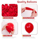 Red Balloon Arch Kit, 125 Pcs Red Balloons Different Sizes 18 Inch 12 Inch 10 Inch 5 Inch Balloons For Balloon Arch Garland Birthday Baby Shower Wedding Graduation Christmas Party Decoration