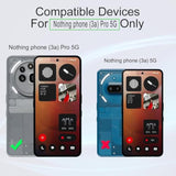 For Nothing Phone (3A) Pro 5G 6.77" Screen Protector(2 Pack),9H Hardness Tempered Glass,With 1Pc Camera Lens Protector,Easy To Install