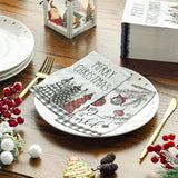 100 Christmas Disposable Paper Decorative Guest Napkins, Xmas Tree Buffalo Plaid For Party Lunch Dinner Kitchen Bathroom