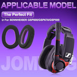 Magic Ice Gel Replacement Earpads For Sennheiser Gsp600/Gsp670/Gsp500/Gsp550/Gsa60/Epos H6/H6Pro