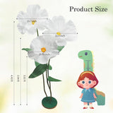 Artificial Flower Giant Flowers For Decoration, Large Artificial Foam Poppy Flowers For Wedding Reception Arrangement Birthday Party Bridal Shower Baby Shower Backdrop Decor