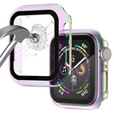 Case Compatible With Apple Watch 40Mm Series 6/5/4/Se With Built-In Tempered Glass Screen Protector, All-Around Ultra-Thin Bumper Full Cover Hard Pc Protective Case For Iwatch