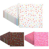 150 Pcs Donut Sprinkles Napkins Ice Cream Donut Party Supplies Disposable 2 Ply Paper Napkins Hand For Dessert Birthday Baby Shower Treats Cupcake Party Table Decor Dinner