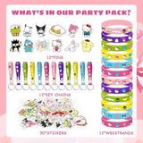Kitty Birthday Party Supplies, 86Pcs Birthday Gifts Set For Kawaii Theme Party