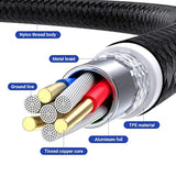 540° Rotation Magnetic Charging Cable(7-Pack, 1.6Ft/3.3Ft/3.3Ft/6.6Ft/6.6Ft/10