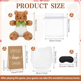 8 Set Bear Blindfolded Diaper Changing Baby Shower Games For Blindfold Changing With 8 Bear Plush 8 Diapers 8 Gift Bags For Baby Shower Gender Reveal Raffle Party Game