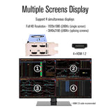 4 Monitor Video Card Gtx 730 4Hdmi Multi-Display 2Gb Ddr3 Video Card Support U
