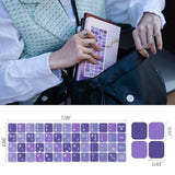 2Pack Korean Keyboard Stickers, Korean-English Keyboard Sticker On Purple Back