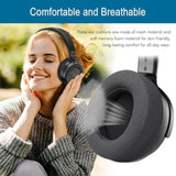 Earpads Replacement For Corsair Virtuoso Pro Headphone,Ear Pads Cushions With Mesh Fabric,High-Density Softer Memory Foam,Black