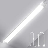 5FT LED Garage Shop Light Fixture 45W 5000K Waterproof Plug In Tube Light for Kitchen Bathroom Workbench