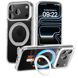 Phone Case Design For Iphone 17 Pro With Stand, Compatible With Magsafe, Anti-Yellowing Magnetic Case For 17 Pro, Military-Grade Drop Protection, Anti-Fingerprint Protector, Clear