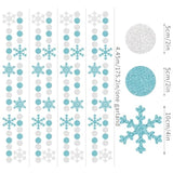Snowflake-Snow Teal-Silver Christmas Party-Decorations Garland - 58Ft White Winter Wonderland Frozen Hanging Paper Streamers Banner,Birthday Wedding Baby Bridal Shower New Year Supplies Decor