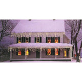 Outdoor Christmas Icicle Lights Soft White - 100 Count - 8.5 Ft - Warm White Icicle Christmas Lights - Waterproof - Ul L