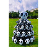 Halloween 4D Skull Foil Balloon 43" Helium Mylar Balloons for Halloween Party Decoration