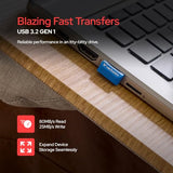 16Gb Store 'N' Stay Nano Usb 3.2 Gen 1 Flash Drive Snag-Free Low Profile Thumb Drive - Blue