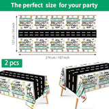 98Pcs Drivers License 16Th Birthday Party Decorations For Boys New Driver Car Road 16Th Birthday Plates And Napkins Tablecloth Tableware Sets For Learner Driver 16 Years Old Party Favors Serves 24