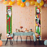 Jack Sally Lighted Banners Porch Signs Christmas Decor Christmas Nightmare Banner Christmas Decorations Before Outdoor Party Indoor Wall Home