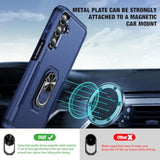Samsung Galaxy A17/A26 5G Phone Case with 15 FT Military Grade Drop Protection and 2x Tempered Glass Screen Protector, Heavy-Duty Shockproof Magnetic Kickstand Case for Galaxy A17/A26 5G Dark Blue
