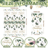 100 Pack Merry Christmas Paper Napkins Farmhouse Christmas Tree Ornament Disposable Napkins 3 X 15.7 Inch Xmas Hanging Dinner Hand Towel For Bathroom Kitchen Xams Winter Party Decoration