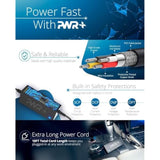 CAR Charger 90W 65W 45W for HP-Envy-Pavilion Touchsmart-Sleekbook 15 17 M6 M7 Series; Hp Spectre X360, Pro x360 G2; Pavilion X360 EliteBook X360 DC Auto Adapter Power Cord Extra Long 10 Ft