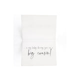 Pregnancy Announcement Card For Nephew, New Baby Reveal For Nephew From Aunt And Uncle, New Big Cousin Baby Announcement, Baby On The Way (Nephew W Heart)