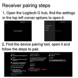 New Usb Dongle Mouse Receiver Adapter Replacement For Logitech G604 Lightspeed Wireless Gaming Mouse
