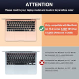 Silicone Keyboard Cover Skin For Macbook Air 13.3 Inch A2337 M1 Released In No