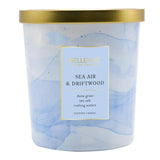 Bellevue Luxury Fragranced Candle, 12 Oz, Soy Blend Wax,Essential Oils, Long-Lasting Burn, Home Fragrances, Aromatherapy Home Scented Candles Scent: Sea Air & Driftwood