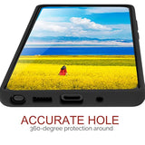 Compatible With Galaxy Note 20 Case Liquid Silicone Case Gel Rubber Bumper Slim Fit Phone Case For Samsung Galaxy Note 20 5G 2020, Black