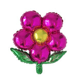 8 Pcs Beautiful Flower Foil Balloons, 18Inch Floral Balloons For Weddi