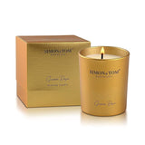 Simon&Tom Highly Scented Premium Green Rose Candle 10 Oz - 100 Hour Burn - Natural Organic Soy Wax - Aromatherapy Glass Candle Jar - Candle Jar With Matte Golden Gift Box For Home & Office - Vegan