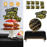 60Th Birthday Decorations For Men Women - (76Pack) Black Gold Party Ba