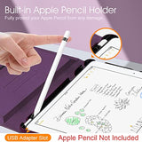 Fintie Rotating Case For 9Th Generation (2021) / 8Th Generation (2020) / 7Th Gen (2019) 10.2 Inch - 360 Degree Rotating Stand Cover With Pencil Holder, Auto Wake Sleep, Purple