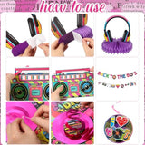 27 Pcs 80S 90S Party Decorations 1980S 1990S Hip Hop Banner Hanging Swirls Ceiling Honeycomb Decoration For Back To The 1980S 1990S Throwback Birthday Neon Party Decor Supplies(80S)