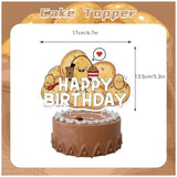 Potato Party Supplies - Cartoon Birthday Decorations Including Happy Banner, Cake Topper, Cupcake Toppers, Balloons For Baby Shower