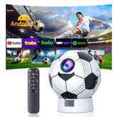 Mini Projector With Wifi And Bluetooth, Portable Movie Projector With 180° Rotatable, Support 4K 1080P For Outdoor Projector/Movie Projector, Compatible With Smartphone, Laptop, Hdmi, Tv Stick