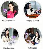 Universal Moblie Phone Stand,Lazy Cell Phone Holder & Neck Cell Tablet Phone Mount Holder Flexible Lazy Bracket (Blue)