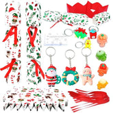 10-Pack Christmas & New Year Table Crackers No-Snap Festive Party Favors