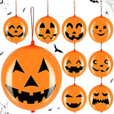 36pcs Halloween Punch Balloons Jack O Lantern Ghost Pumpkin Latex Party Favors