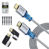 8K Hdmi 2.1 Cable (Certified) 15 Ft, 48Gbps Braided Hdmi Cord For 8K@60Hz 4K@1